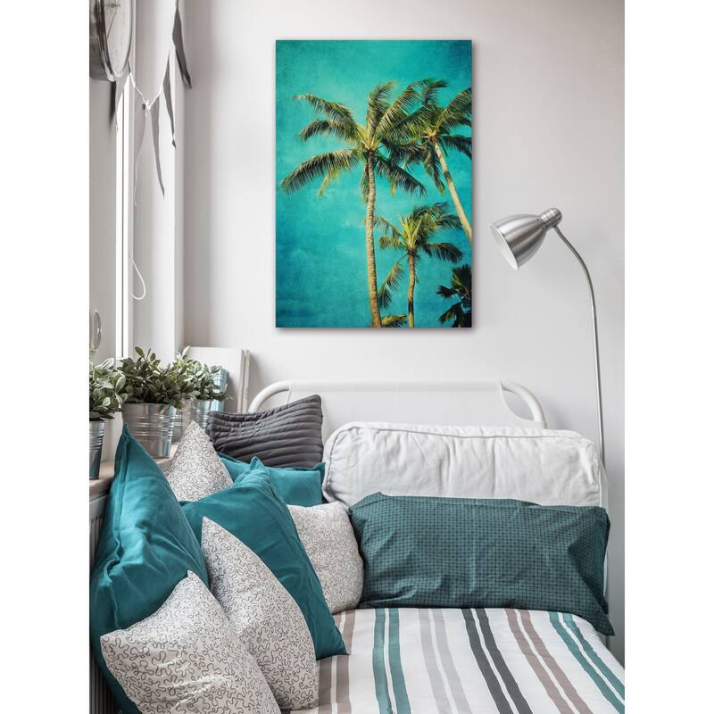 Marmont Hill - 'Hawaiian Palms' by Sylvia Cook Painting Print on Wrapped Canvas - Multi-Color