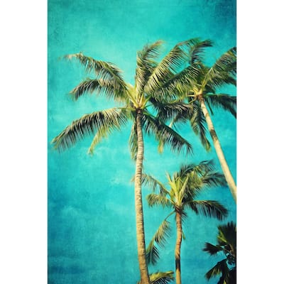 Marmont Hill - 'Hawaiian Palms' by Sylvia Cook Painting Print on Wrapped Canvas - Multi-Color
