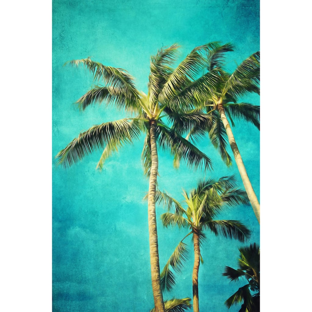 Marmont Hill - 'Hawaiian Palms' by Sylvia Cook Painting Print on Wrapped Canvas - Multi-Color