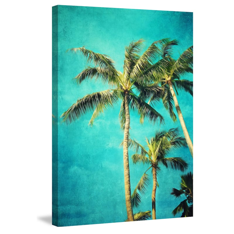 Marmont Hill - 'Hawaiian Palms' by Sylvia Cook Painting Print on Wrapped Canvas - Multi-Color