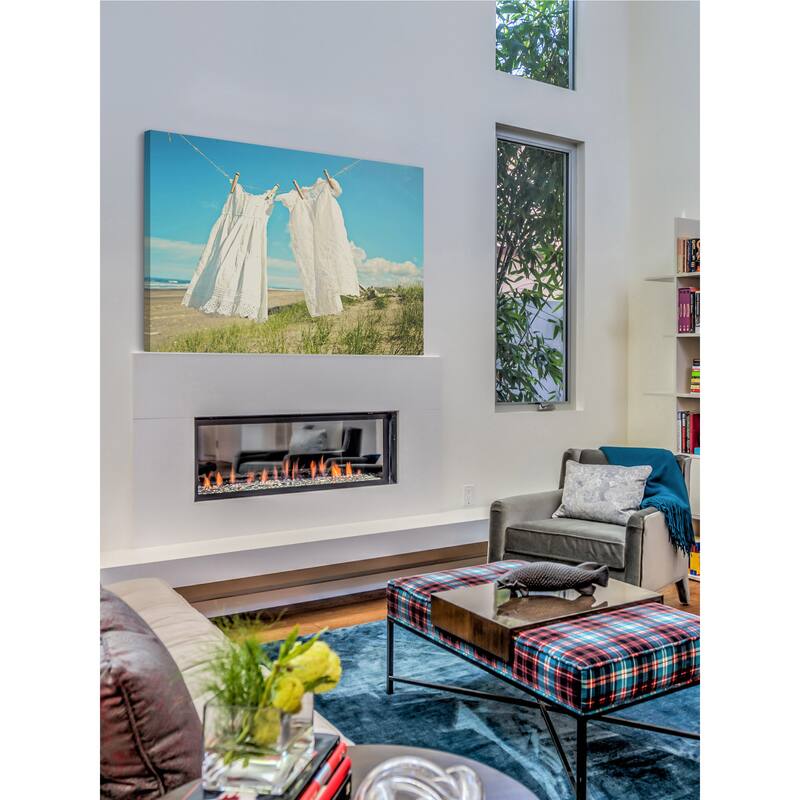 Marmont Hill - 'In the Breeze' by Sylvia Cook Painting Print on Wrapped Canvas - Multi-Color