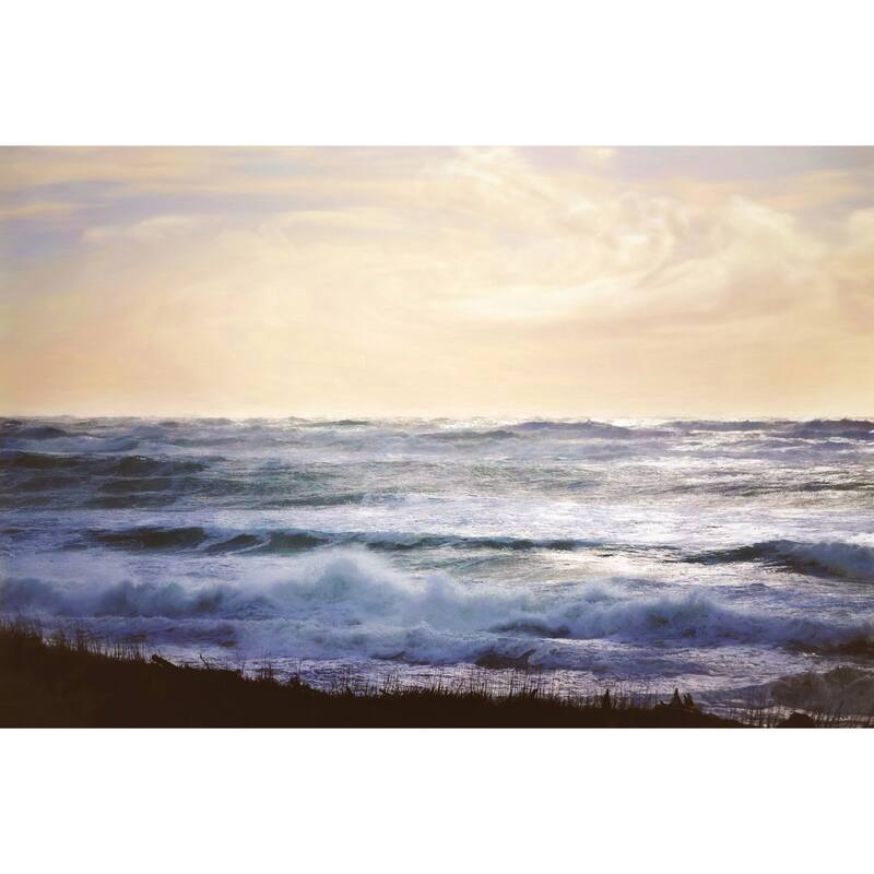 Marmont Hill - 'Winter Ocean' by Sylvia Cook Painting Print on Wrapped Canvas - Multi-Color