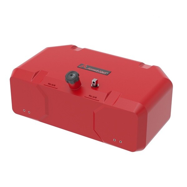Scepter Manufacturing White/Red Polyethylene Topside Tank