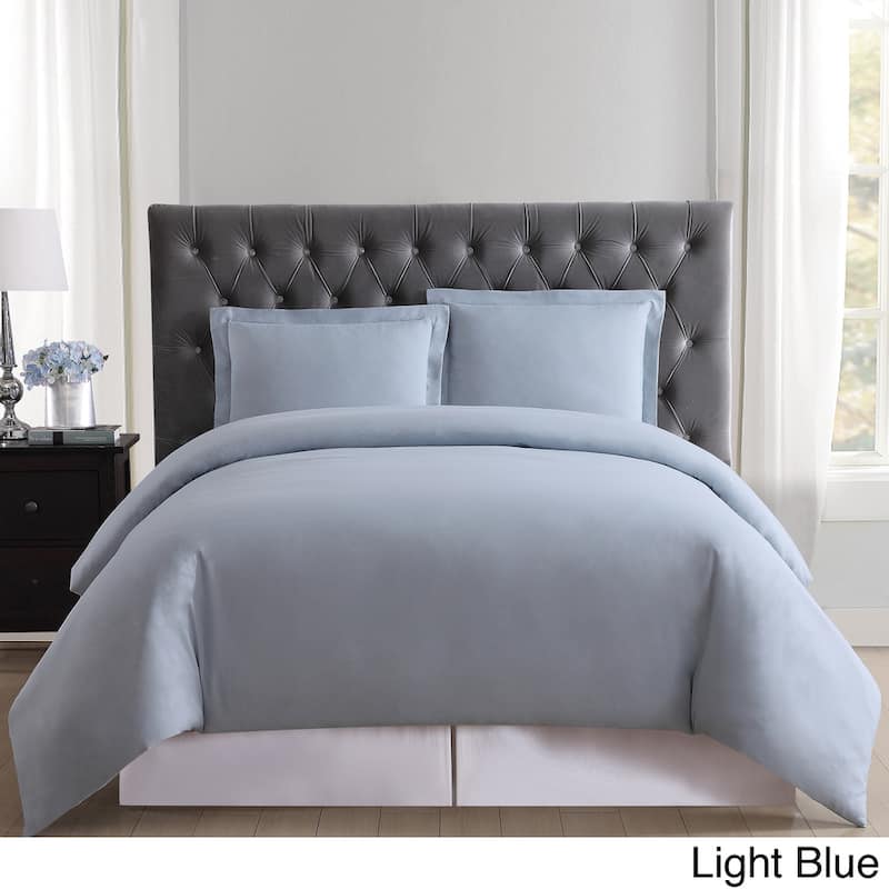 Truly Soft Everyday Solid 3-piece Duvet Cover Set - Light Blue - Twin - Twin XL