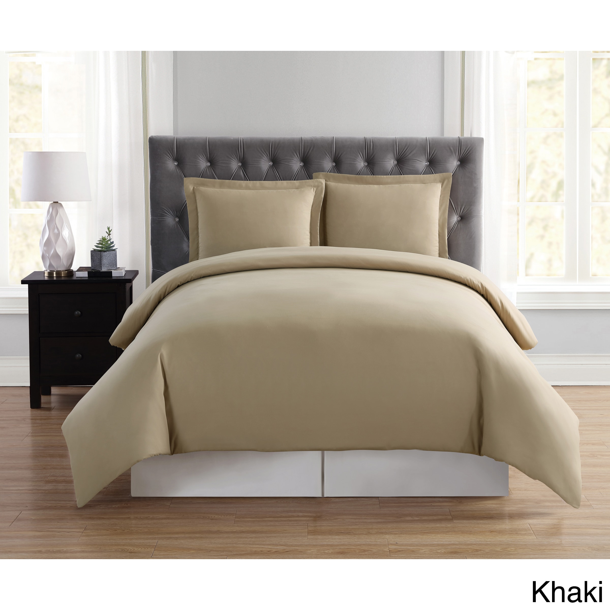 Shop Truly Soft Everyday Solid 3 Piece Duvet Cover Set On Sale