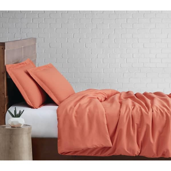 Shop Truly Soft Everyday Solid 3 Piece Duvet Cover Set On Sale