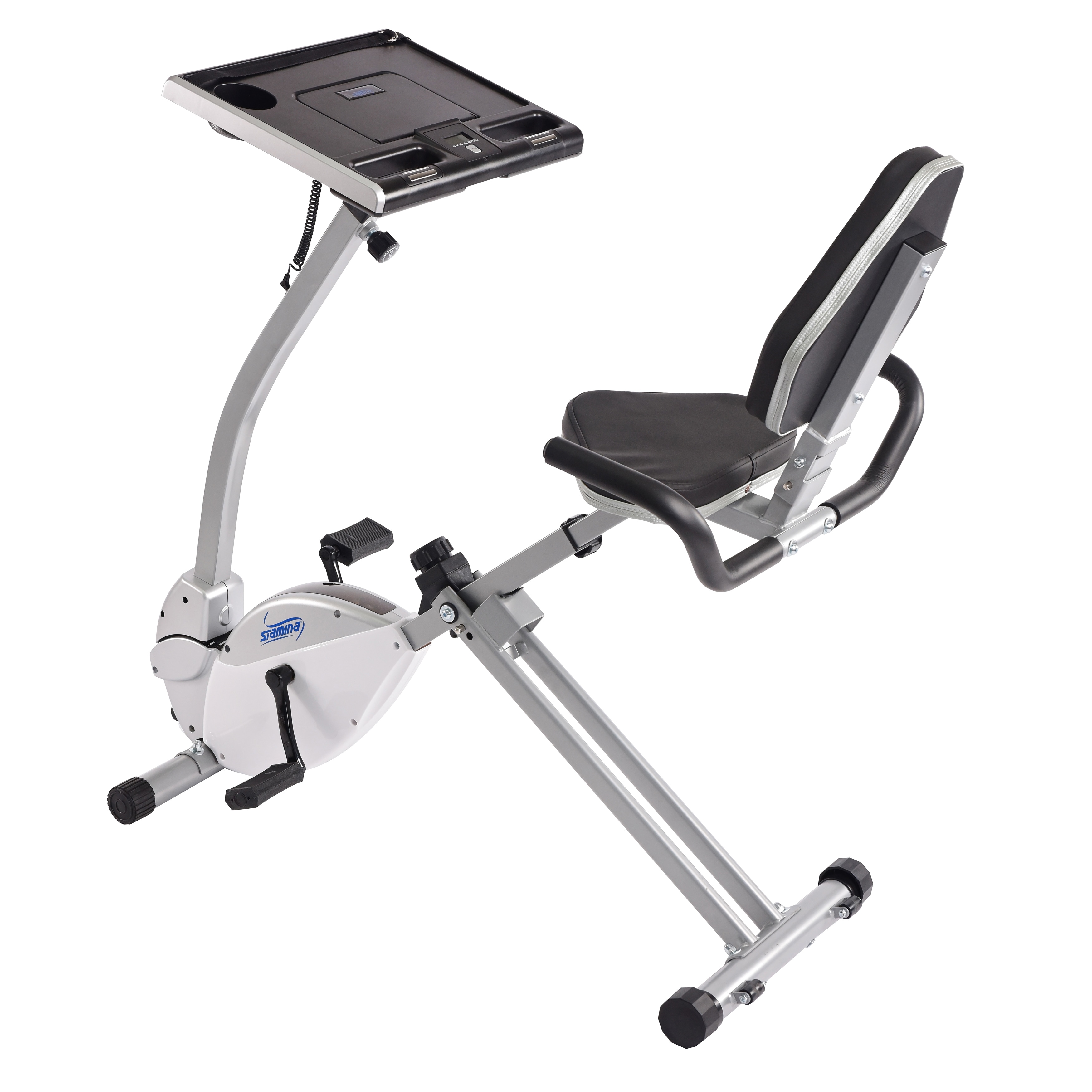 Shop Stamina 2 In 1 Recumbent Exercise Bike Workstation And