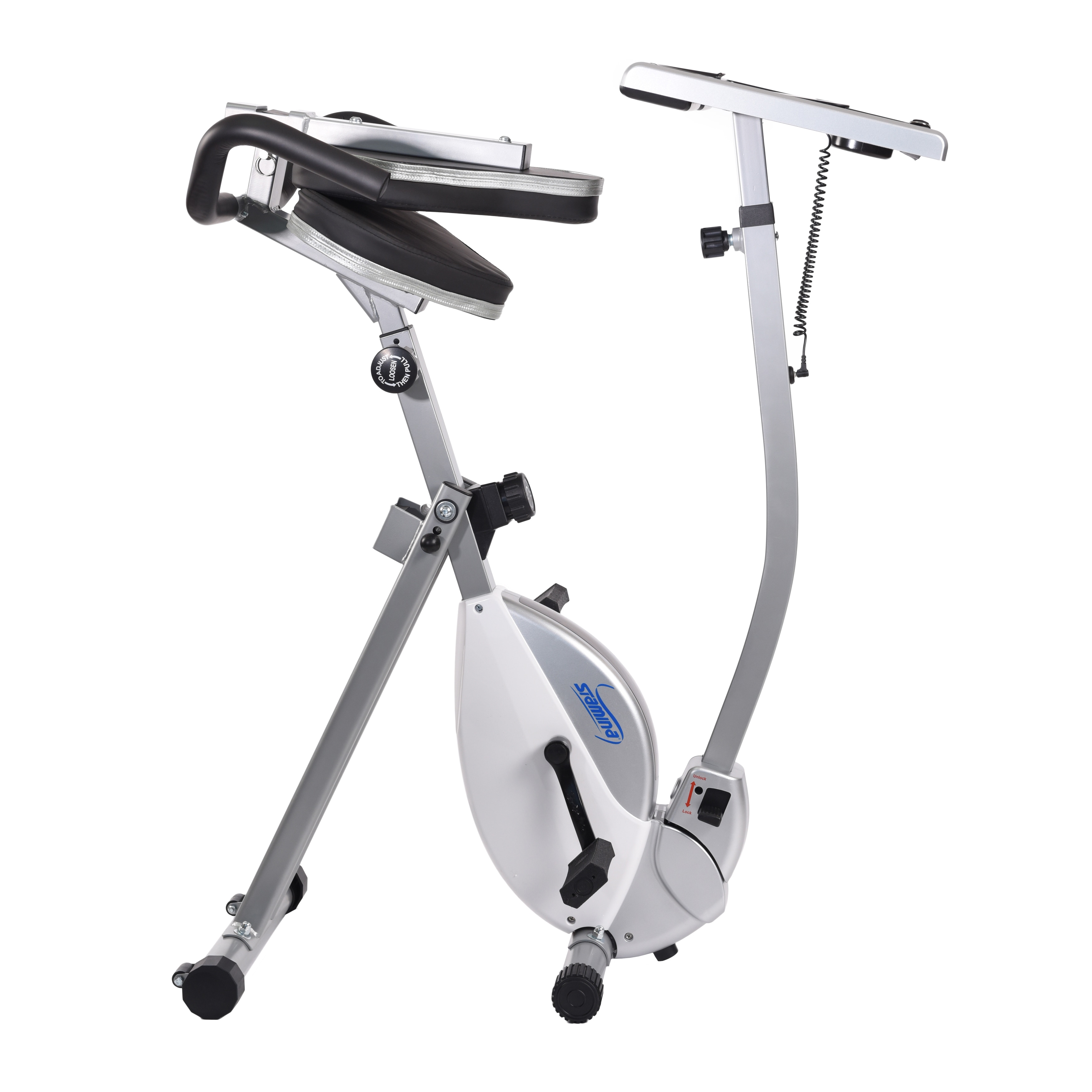 Recumbent exercise best sale bike with desk