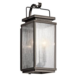 Kichler Lighting Manningham Collection 2-light Olde Bronze Outdoor Wall Sconce
