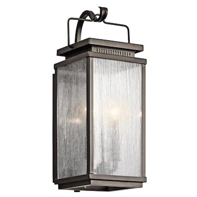 Kichler Lighting Manningham Collection 2-light Olde Bronze Outdoor Wall Sconce