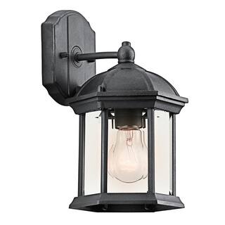 Kichler Lighting Barrie 1-light Black Outdoor Wall Lantern