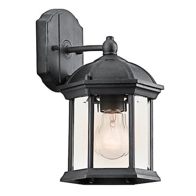 Kichler Lighting Barrie 1-light Black Outdoor Wall Lantern