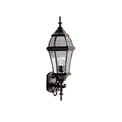 Kichler Lighting Townhouse Collection 1-light Black Outdoor Wall Lantern