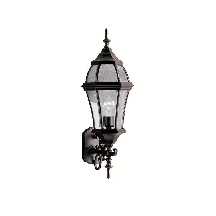 Kichler Lighting Townhouse Collection 1-light Black Outdoor Wall Lantern