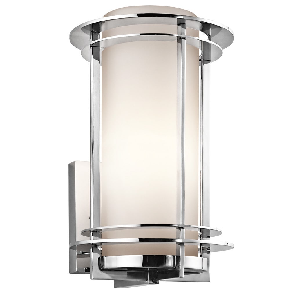Kichler Lighting Pacific Edge Collection 1 Light Polished Stainless Steel Outdoor Wall Sconce Kichler Lighting Pacific Edge Collection 1 Light Polished Stainless Steel Outdoor Wall Sconce