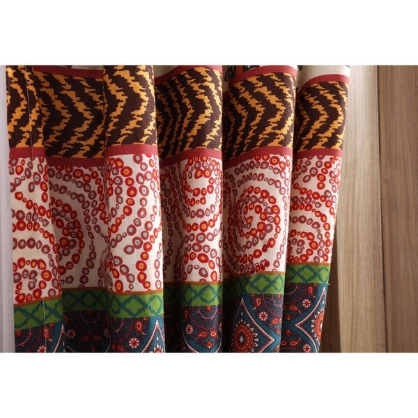 Barefoot Bungalow Vista Curtain 84-inch Long Multi