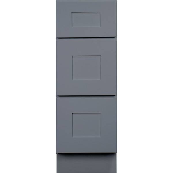 Shop Everyday Cabinets 15 Inch Gray Shaker Bathroom Vanity Drawer