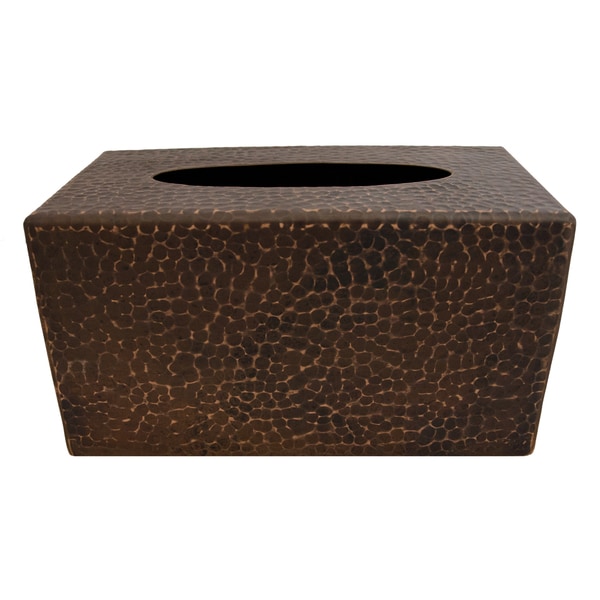 oil rubbed bronze tissue box holder