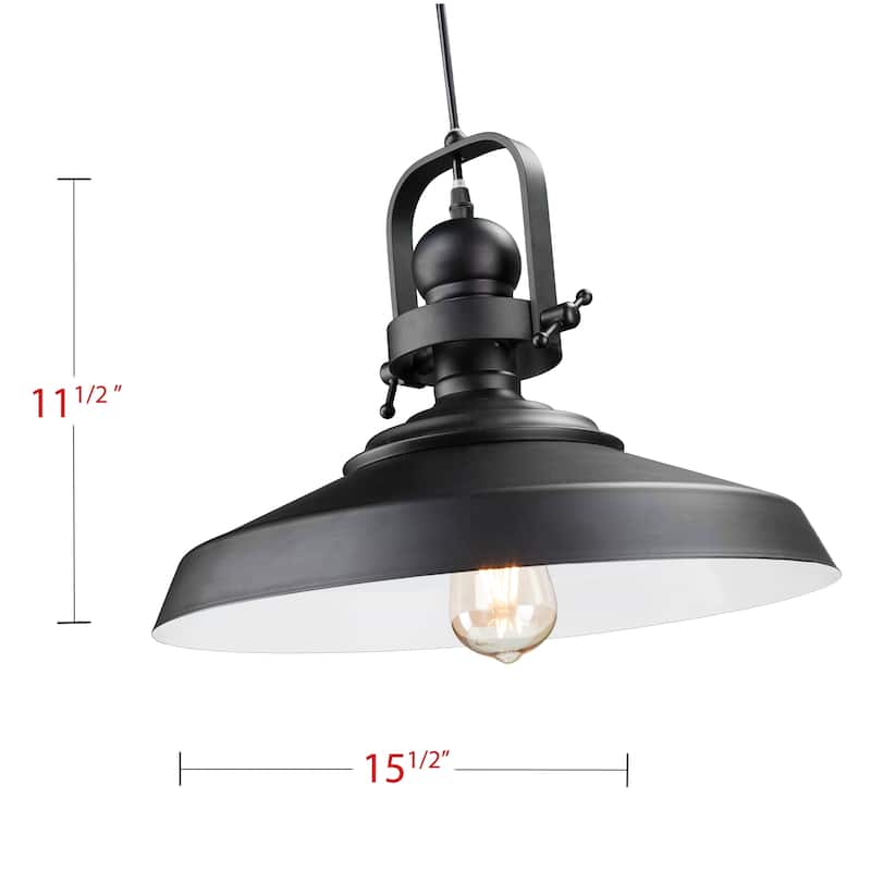 SEI Furniture Bindel Industrial Bell Pendant Light