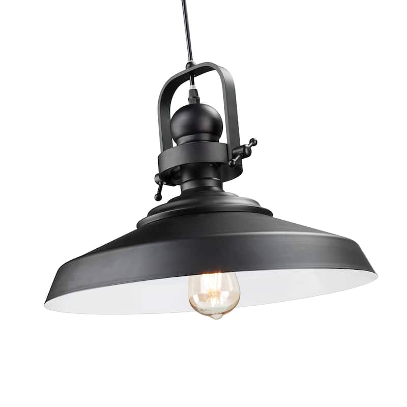 SEI Furniture Bindel Industrial Bell Pendant Light