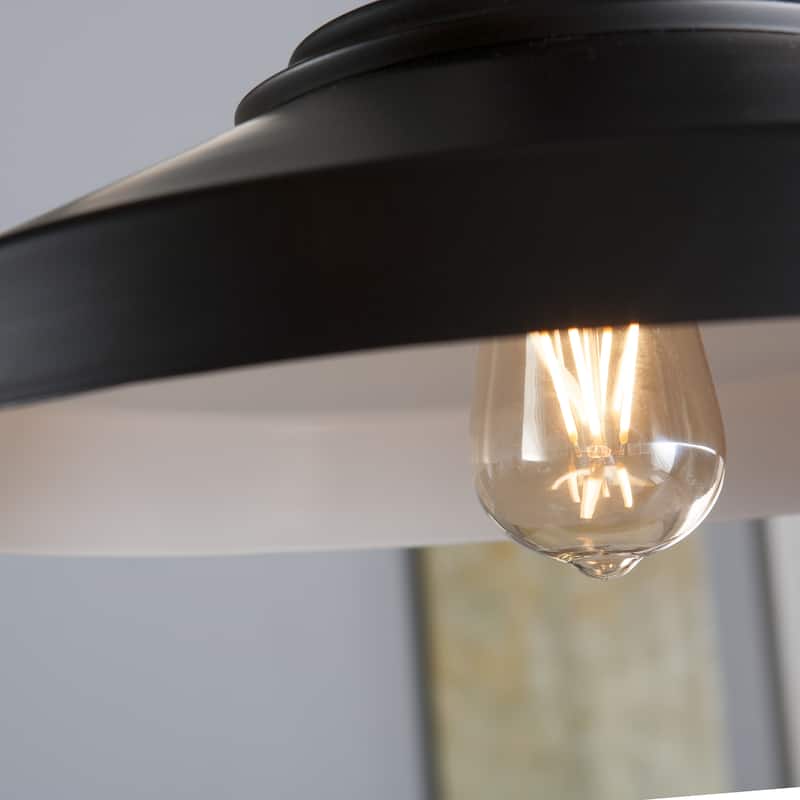 SEI Furniture Bindel Industrial Bell Pendant Light