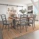 preview thumbnail 7 of 29, Eleanor Two-tone Solid Wood Top Dining Table by iNSPIRE Q Classic