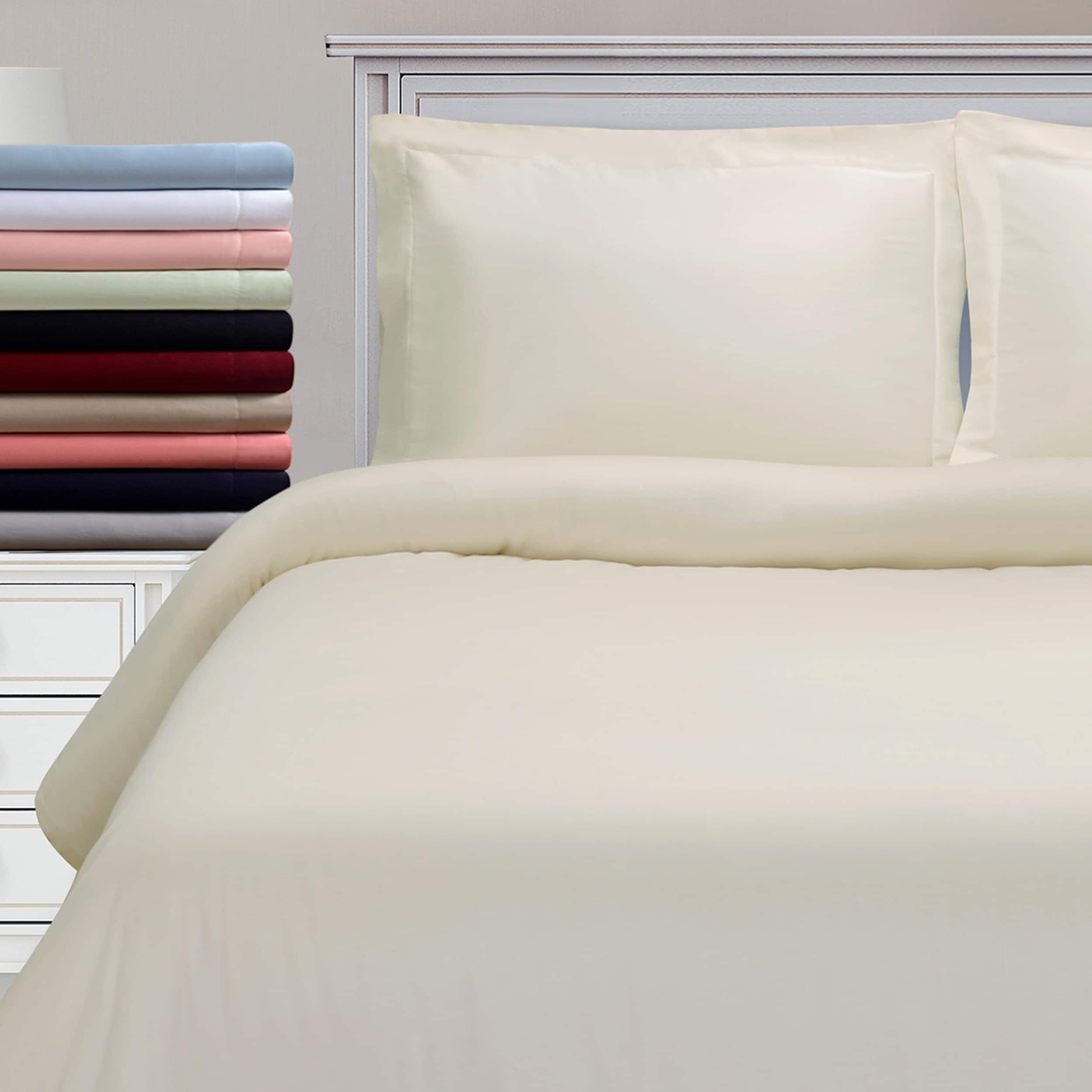 200 300 THREAD COUNT100/% EGYPTIAN COTTON LUXURY DUVET COVER SET