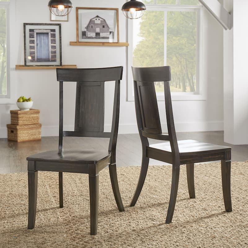 Eleanor Panel Back Wood Dining Chair (Set of 2) by iNSPIRE Q Classic