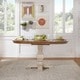 preview thumbnail 6 of 23, Eleanor Two-tone Oval Solid Wood Dining Table by iNSPIRE Q Classic