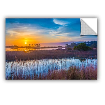 ArtAppealz Steve Ainsworth's 'Salt Marsh Sunrise' Removable Wall Art Mural