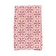 preview thumbnail 4 of 2, Water Mosaic Geometric Print Kitchen Towel Coral