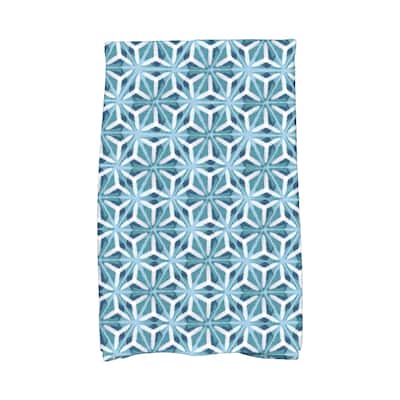 Water Mosaic Geometric Print Kitchen Towel