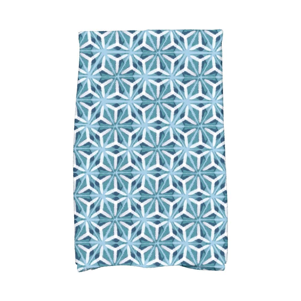 Water Mosaic Geometric Print Kitchen Towel