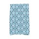preview thumbnail 1 of 2, Water Mosaic Geometric Print Kitchen Towel Blue