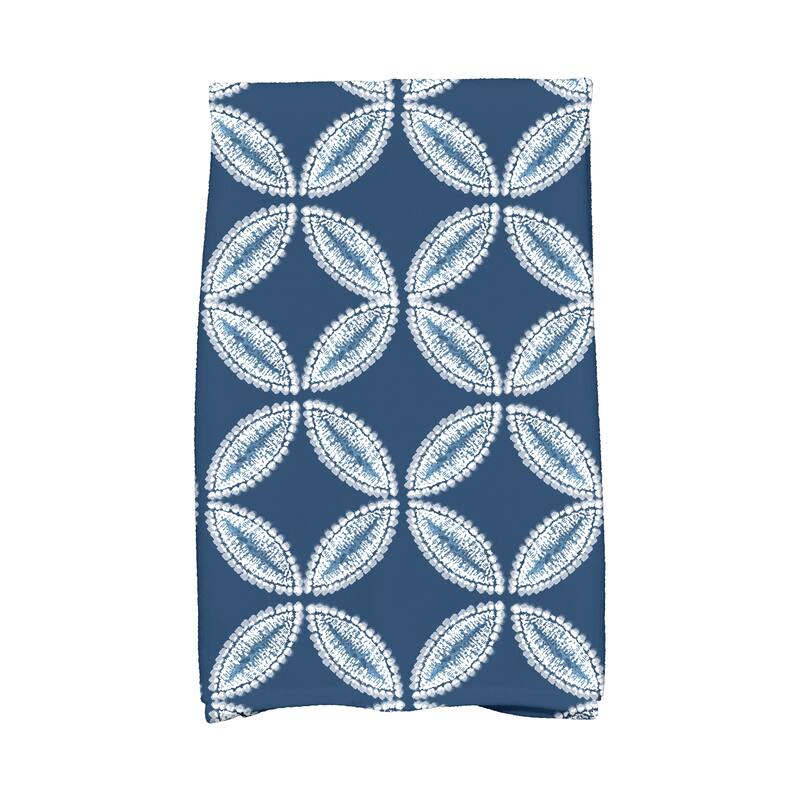 Tidepool Geometric Print Hand Towel