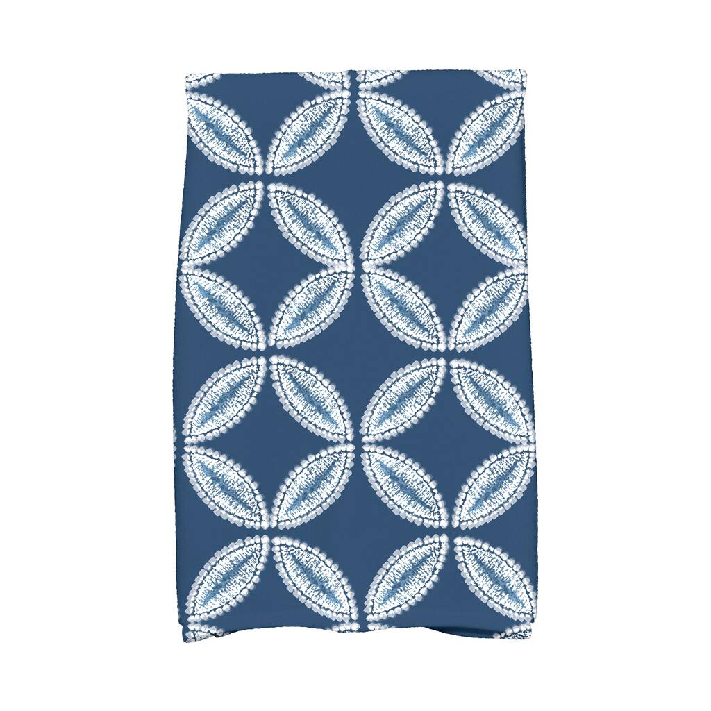 Tidepool Geometric Print Hand Towel