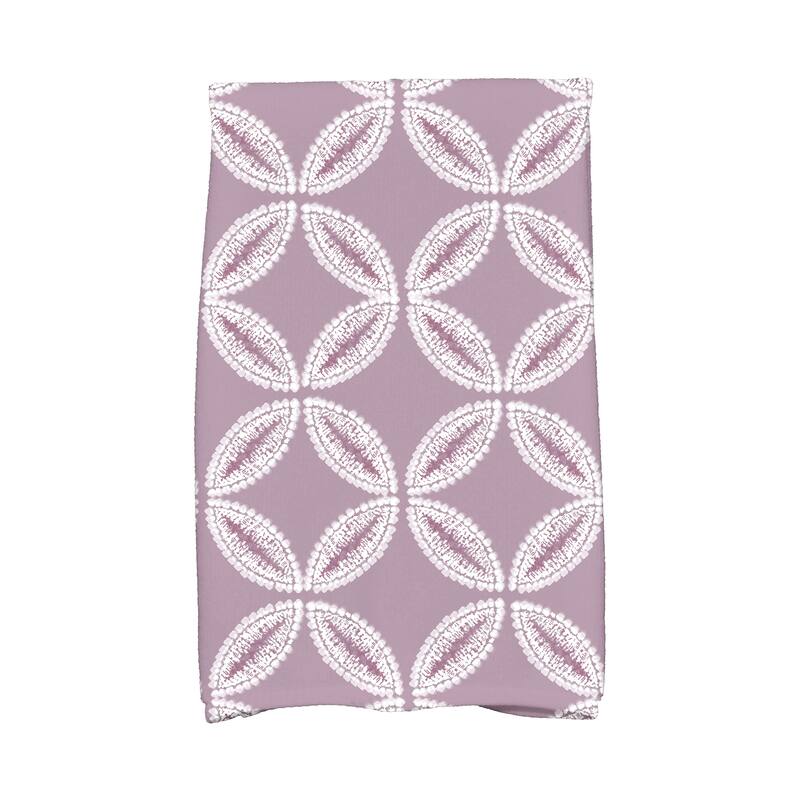 Tidepool Geometric Print Hand Towel