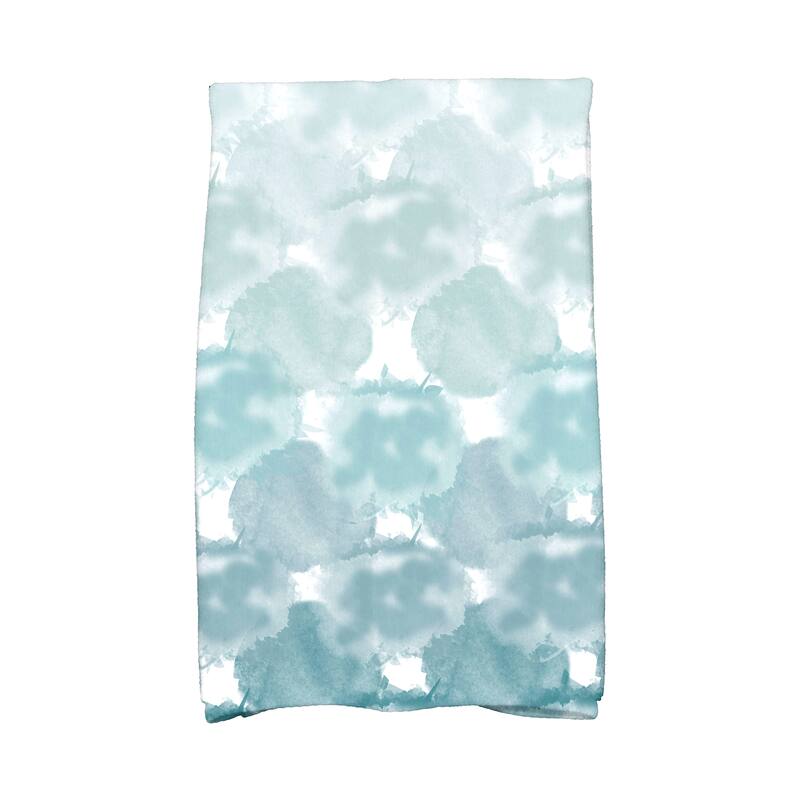 Beach Clouds Geometric Print Hand Towel