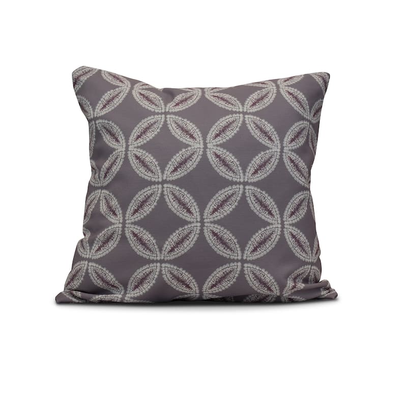 16-inch Tidepool Geometric Print Outdoor Pillow