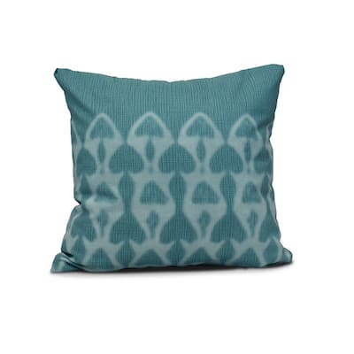 Watermark Geometric Print Pillow