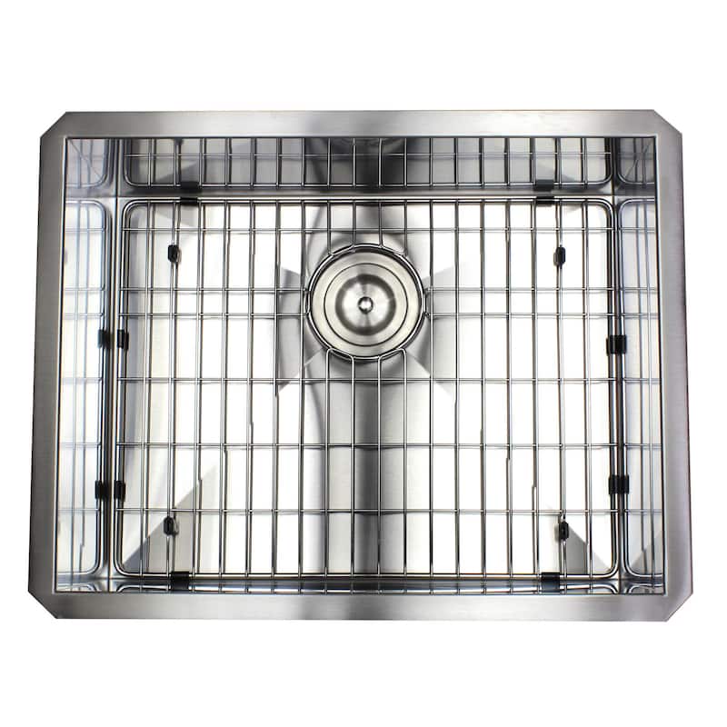 23-inch Stainless Steel Single Bowl Undermount Kitchen Sink