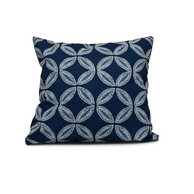 20-inch Tidepool Geometric Print Outdoor Pillow