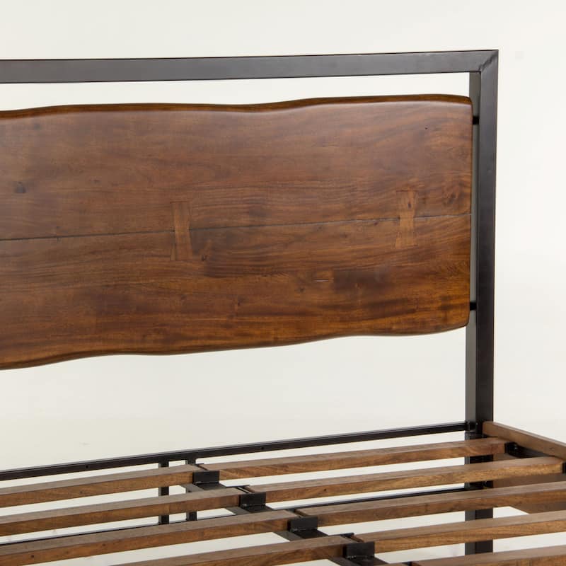 Glenwood Acacia Wood King Bed