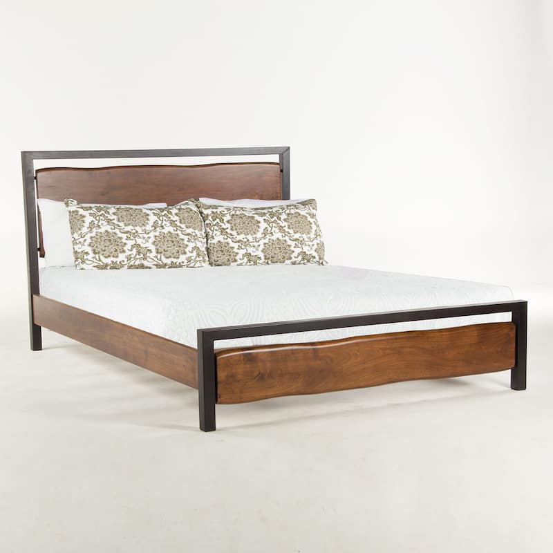 Glenwood Acacia Wood King Bed