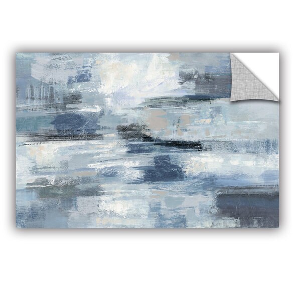 ArtAppealz Silvia Vassileva's 'Clear Water Indigo and Gray' Removable Wall Art Mural. Opens flyout.