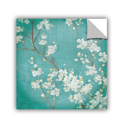 ArtAppealz Danhui Nai's 'White Cherry Blossoms II' Removable Wall Art Mural