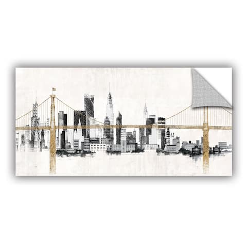 ArtAppealz Avery Tillmon's 'Bridge and Skyline' Removable Wall Art Mural