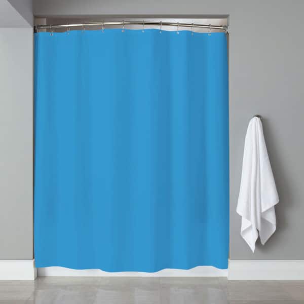 PVC Shower Curtain Liner (70 x 72) in Assorted Neon Colors - Bed