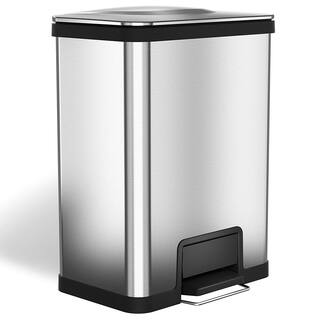 Halo Kitchen Trash Cans Online At Our Best Halo Airstep 13 Gallon Kitchen Trash Can Silent And Gentle Lid Close