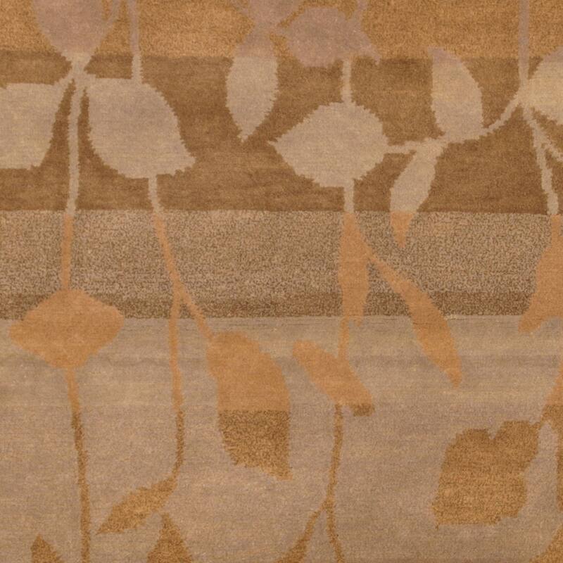 HERAT ORIENTAL Handmade One-of-a-Kind Tibetan Wool Rug - 4'3 x 6'2